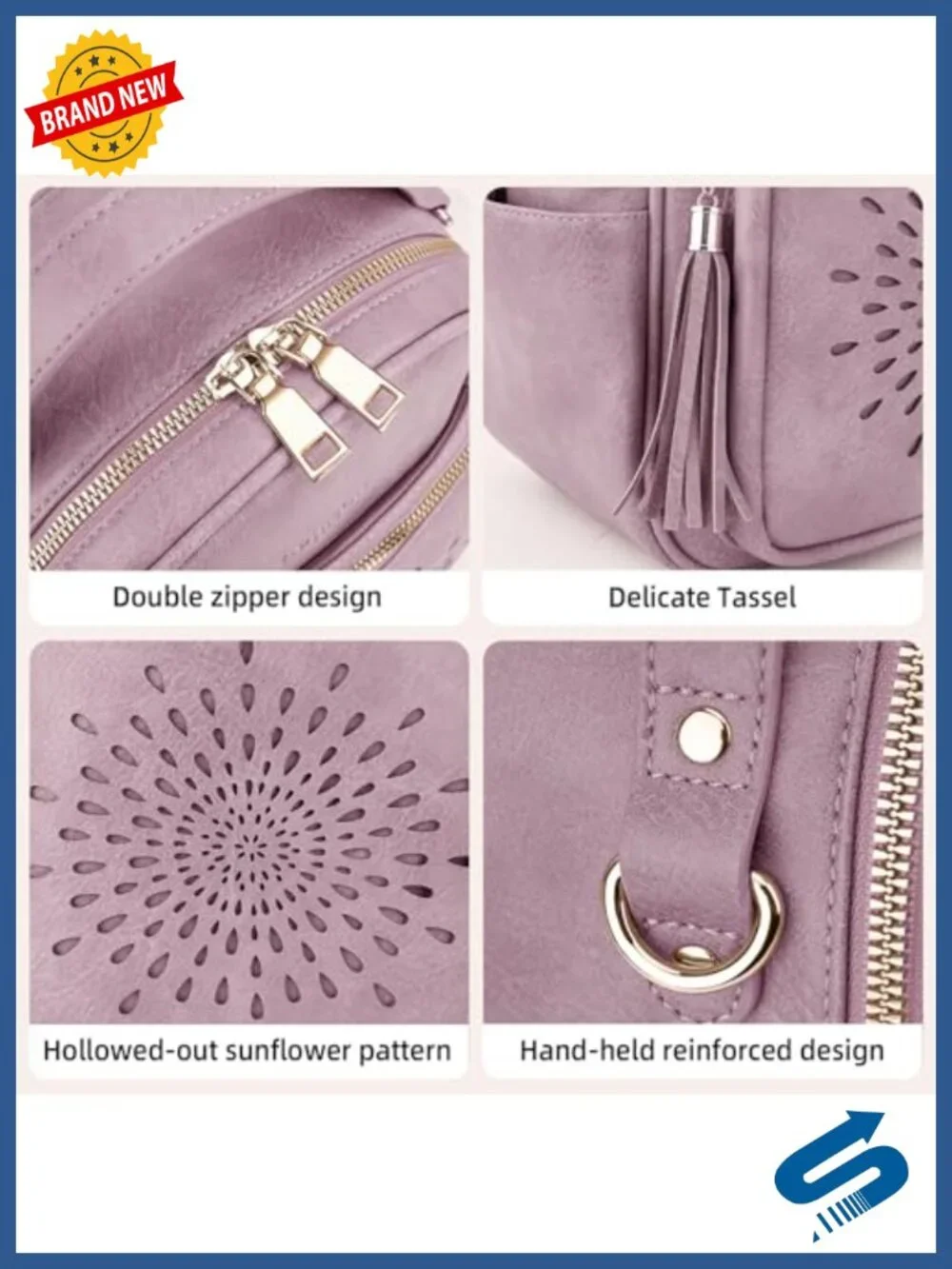Women Mini Backpack Purse PU Leather Waterproof Convertible Travel Daypack